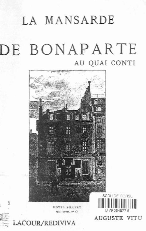 La mansarde de Bonaparte au quai Conti