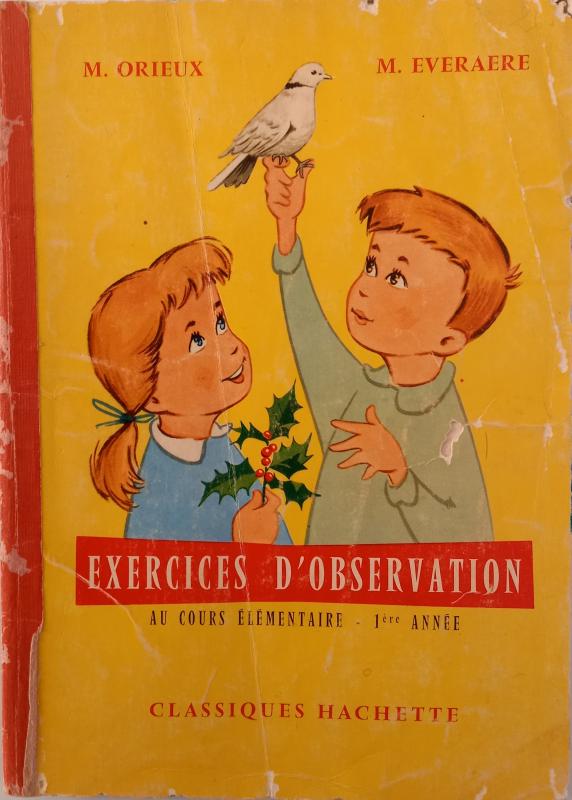 Exercices d'observation au CE1 (1972)