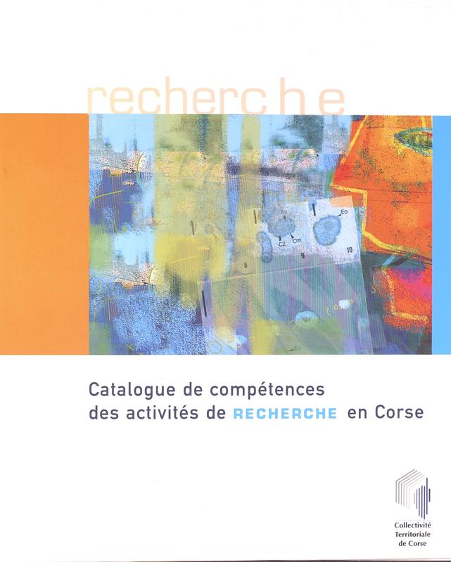 >Catalogue de compétences des activités de recherche en Corse