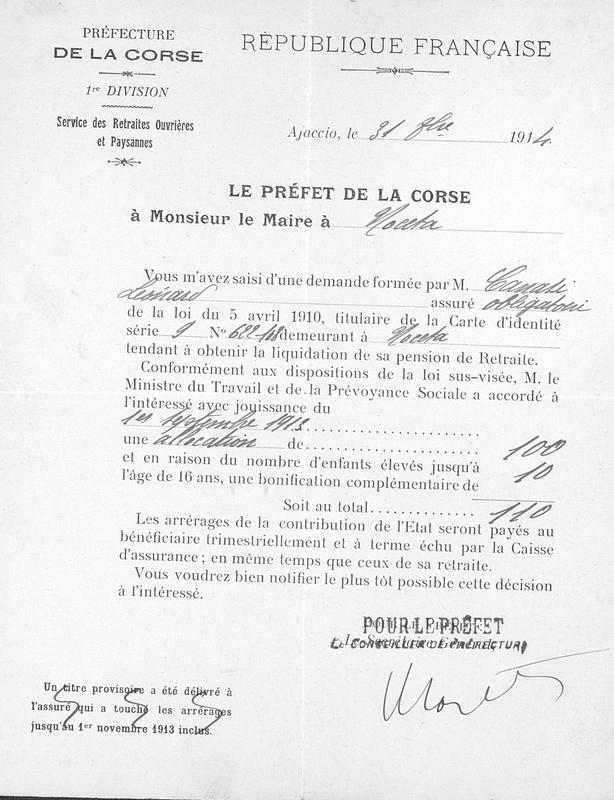 Documents personnels : mariage (Joseph-Antoine Canasi)