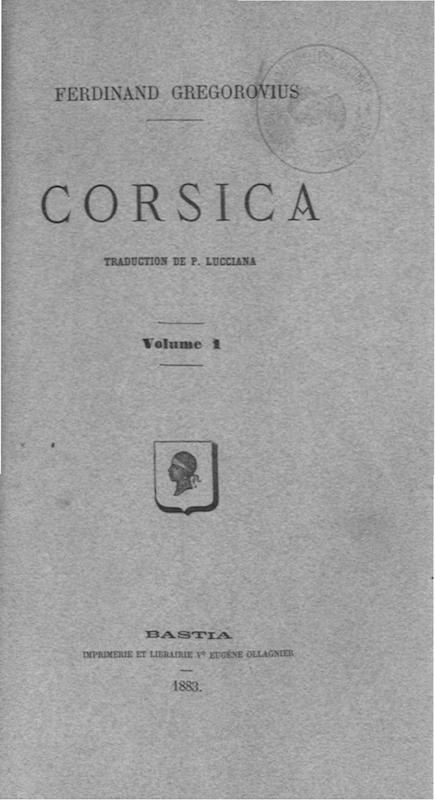 >Corsica, Volume 1