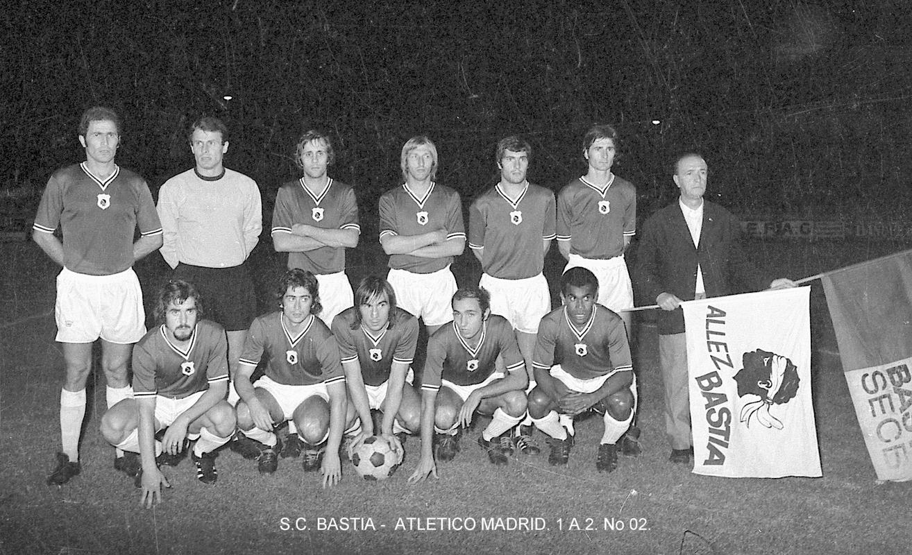 Fonds Amadori – Sporting Club de Bastia – Coupe des coupes de 1972 : Bastia/Atletico Madrid