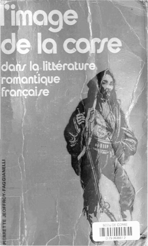 >L'image de la Corse dans la litterature française