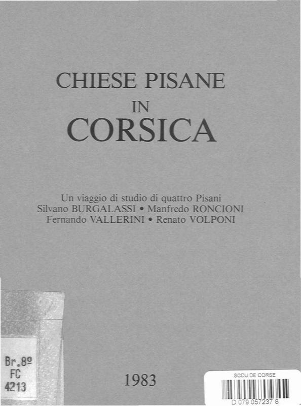 >Chiese pisane in Corsica