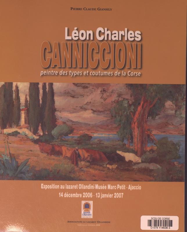 >Léon Charles Canniccioni : peintre des types et coutumes de la Corse