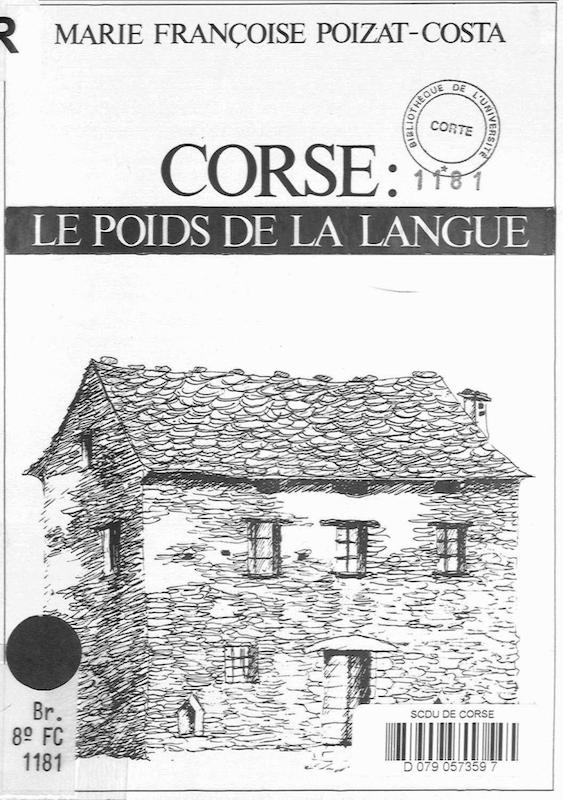 >Corse : le poids de la langue