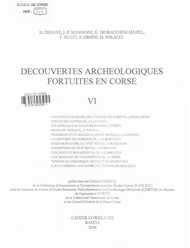 >Cahiers Corsica N°223