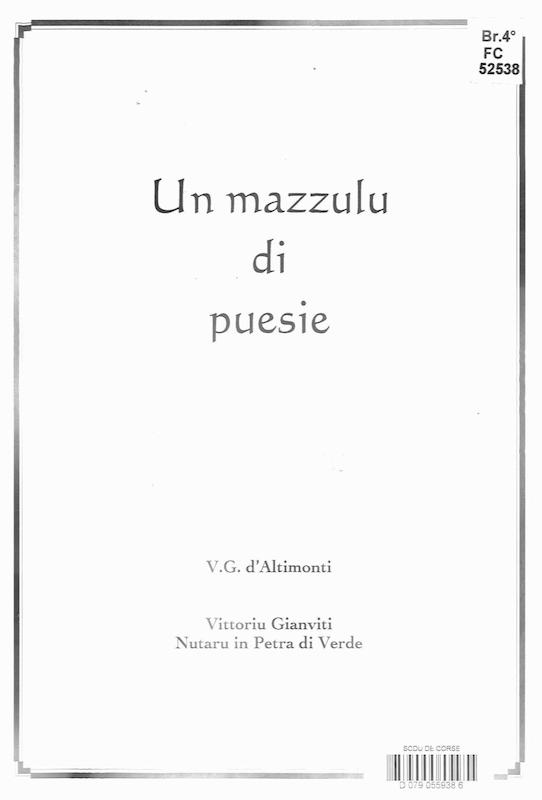 >Un mazzulu di puesie
