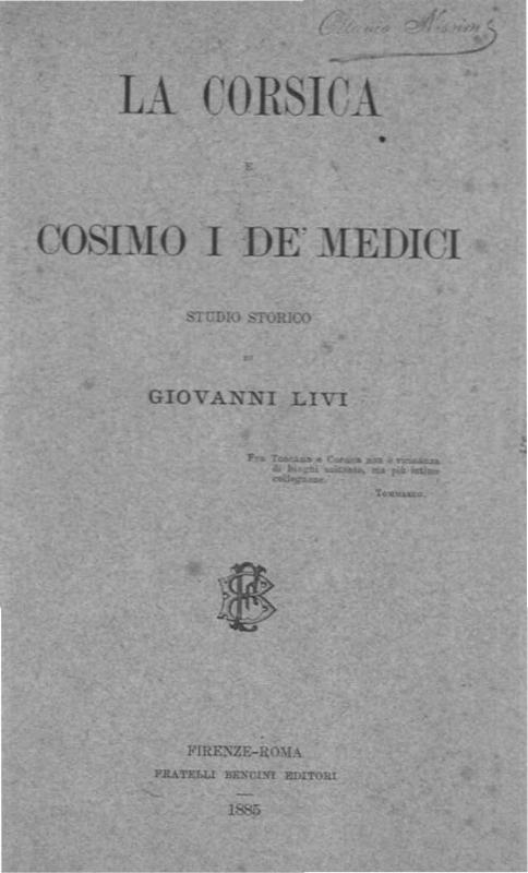 >La Corsica e cosmoi di medici