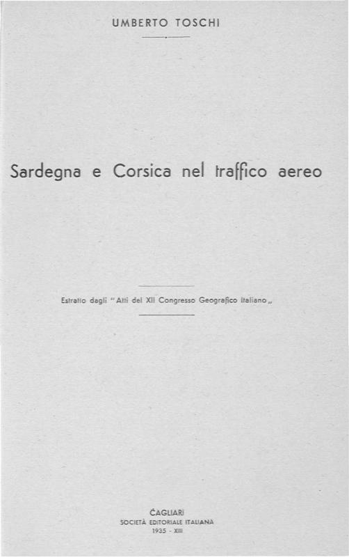 >Sardegna e Corsica nel traffico aereo