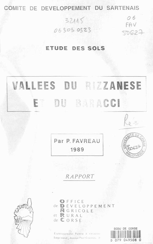 >Vallée du Rizzanese et du Baracci