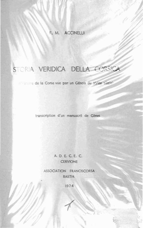 >Storia veridica della Corsica