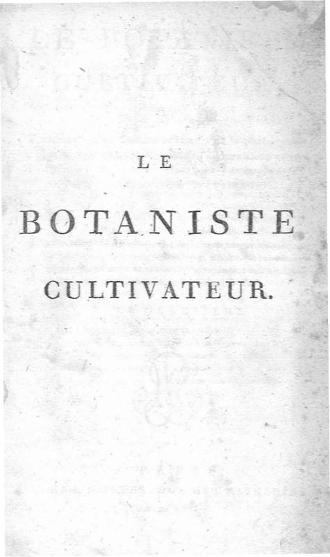 >Le botaniste cultivateur IV et V