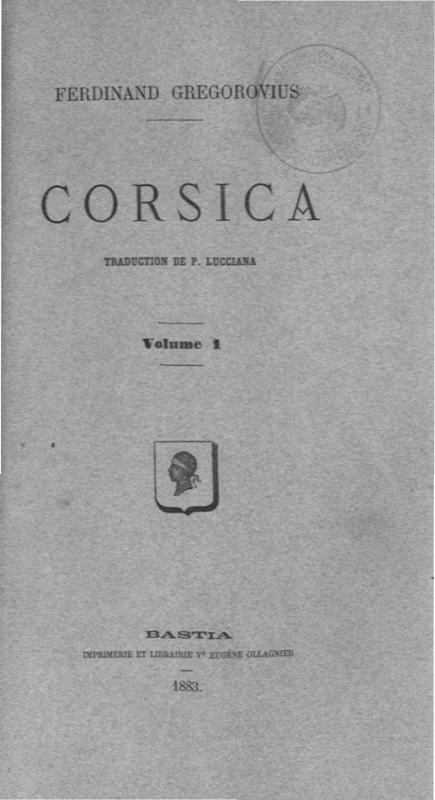 >Corsica, Volume 1