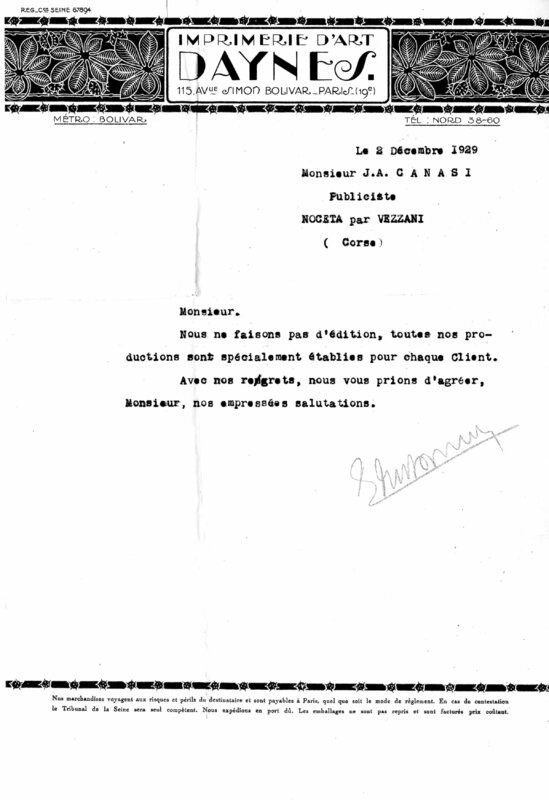 Lettres au procureur (Joseph-Antoine Canasi)