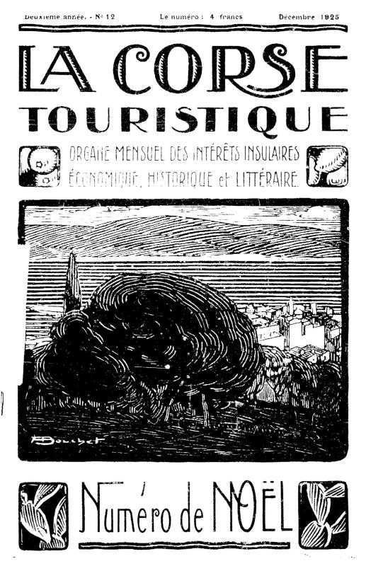>La Corse touristique. Décembre 1925