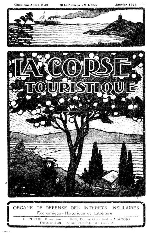 >La Corse touristique. Janvier 1928