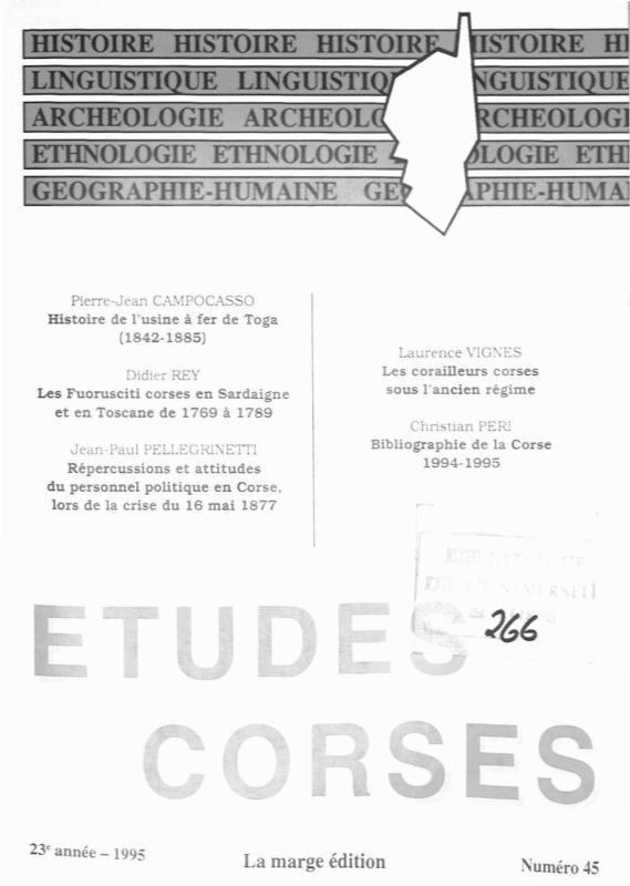 >Études Corses n°45
