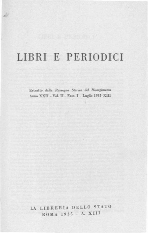 >Libri e periodici : estratto dalla...