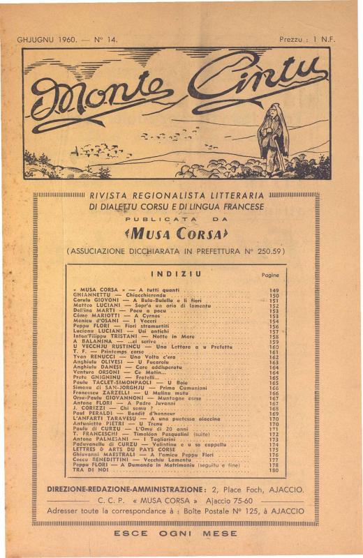 >Monte Cintu Numaru 14 Ghjugnu 1960